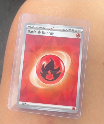 2025 Pokémon Prismatic Evolutions #010 Basic Fire Energy — front