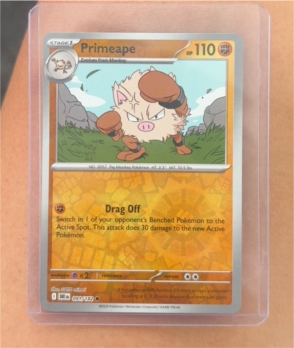 2022 Pokémon TCG Destined Rivals #091 Primeape — front