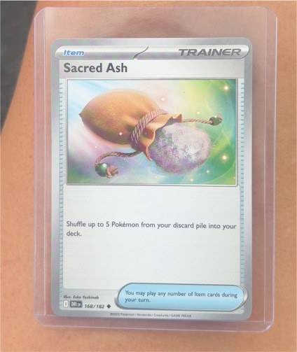 2023 Pokémon SV10: Destined Rivals #168 Sacred Ash — front