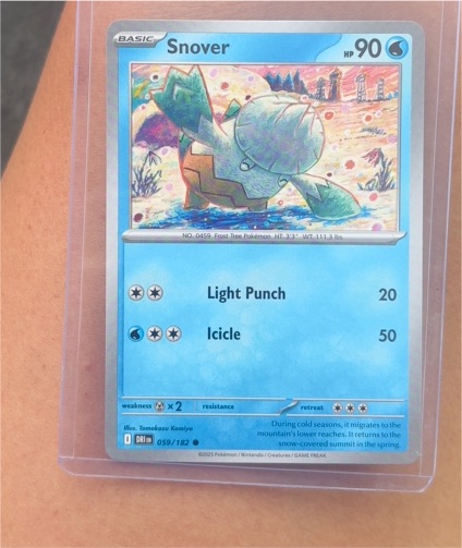 2025 Pokémon SV10: Destined Rivals #059 Snover — front