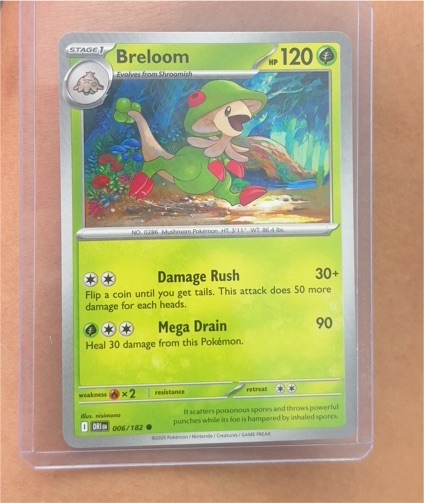 2025 Pokémon Scarlet & Violet Destined Rivals #006 Breloom — front