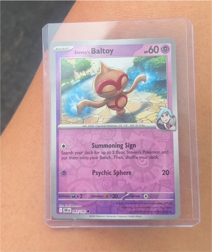 2025 Pokémon TCG Destined Rivals #083 Steven's Baltoy — front