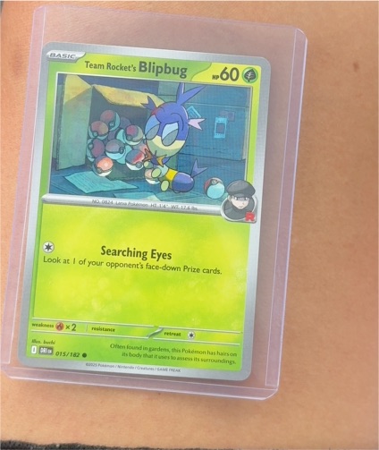 2023 Pokémon SV10: Destined Rivals #015 Team Rocket's Blipbug — front