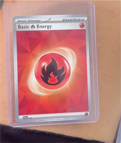 2023 Pokémon Scarlet & Violet Prismatic Evolutions #010 Basic Fire Energy — front
