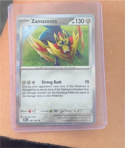 2023 Pokémon SWSH Destined Rivals #146 Zamazenta — front