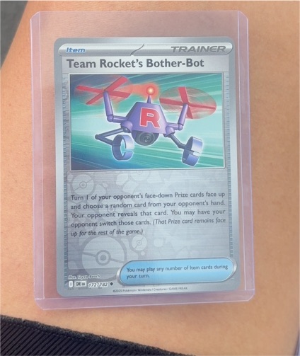 2025 Pokémon SV10 Destined Rivals #172 Team Rocket's Bother-Bot — front