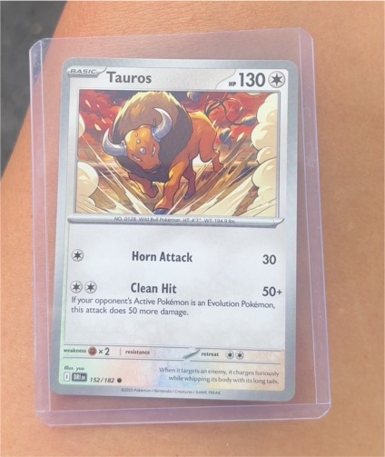 2025 Pokémon SV10: Destined Rivals #152 Tauros — front