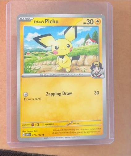 2023 Pokémon Scarlet & Violet Destined Rivals #071 Ethan's Pichu — front
