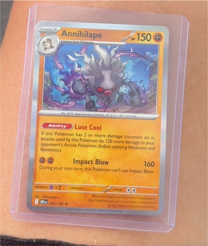 2025 Pokémon TCG Destined Rivals #092 Annihilape — front