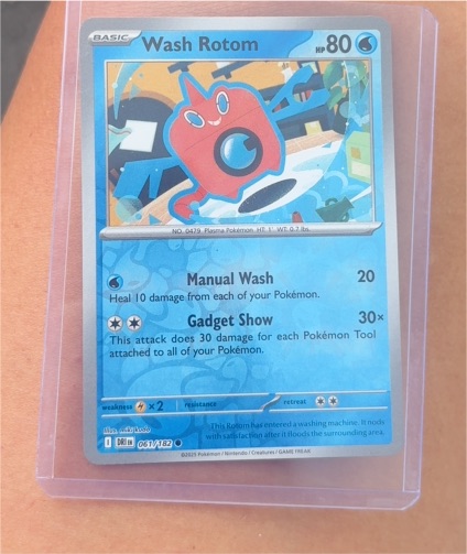 2025 Pokémon Scarlet & Violet Destined Rivals #061 Wash Rotom — front