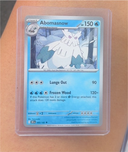 2023 Pokémon SV10: Destined Rivals #060 Abomasnow — front