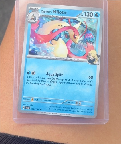 2023 Pokémon Scarlet & Violet Destined Rivals #053 Cynthia's Milotic — front