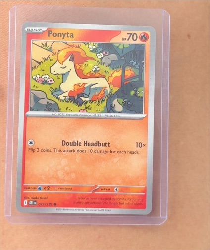 2025 Pokémon Scarlet & Violet Destined Rivals #029 Ponyta — front