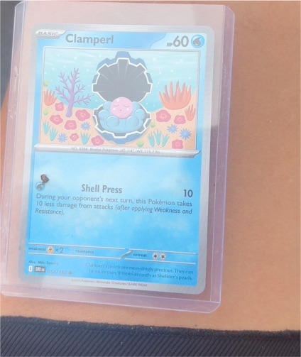 2023 Pokémon Scarlet & Violet Destined Rivals #054 Clamperl — front