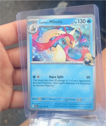 2025 Pokémon SV10 #053 Cynthia's Milotic — front