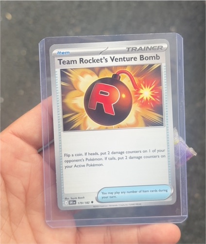 2025 Pokémon SV10 #179 Team Rocket's Venture Bomb — front