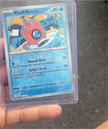 2023 Pokémon Scarlet & Violet Destined Rivals #061 Wash Rotom — front