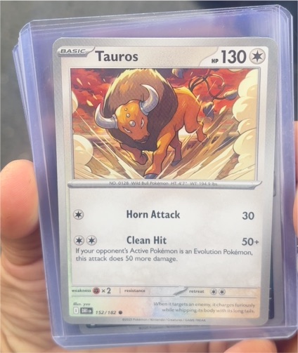2025 Pokémon SV10: Destined Rivals #152 Tauros — front