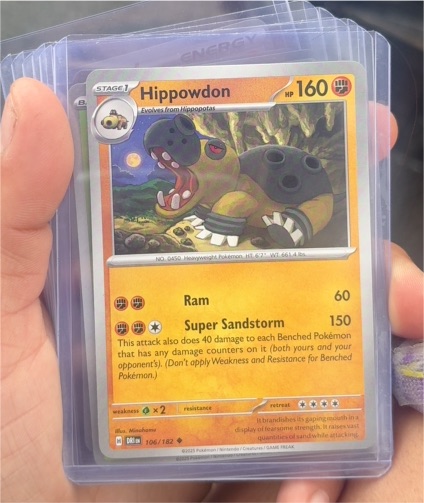 2023 Pokémon Scarlet & Violet Destined Rivals #106 Hippowdon — front
