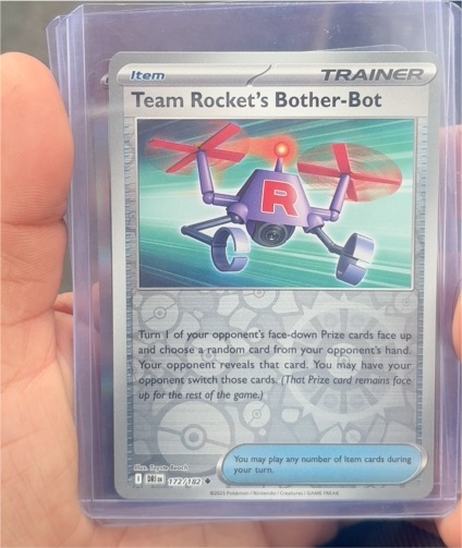 2023 Pokémon SV10 Destined Rivals #172 Team Rocket's Bother-Bot — front