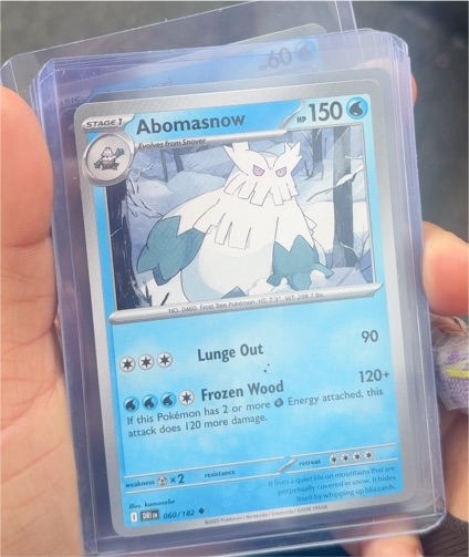 2023 Pokémon Destined Rivals #060 Abomasnow — front