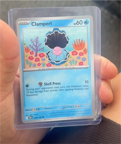 2025 Pokémon SV10 #054 Clamperl — front
