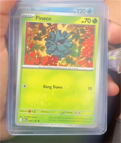 2025 Pokémon SV10 Destined Rivals #004 Pineco — front