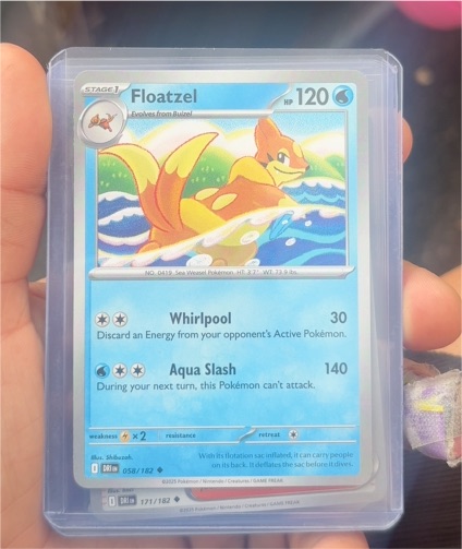 2023 Pokémon Scarlet & Violet #058 Floatzel — front