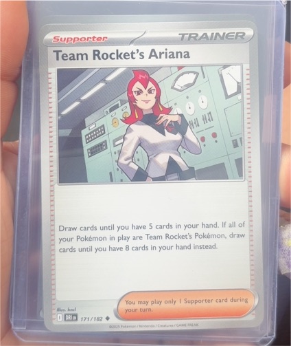 2025 Pokémon Destined Rivals #171 Team Rocket's Ariana — front