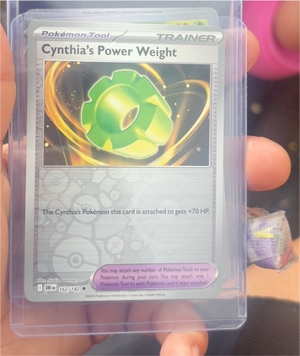 2023 Pokémon Scarlet & Violet Destined Rivals #162 Cynthia's Power Weight — front
