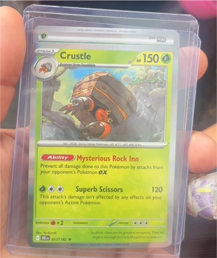2025 Pokémon Destined Rivals #012/182 Crustle — front
