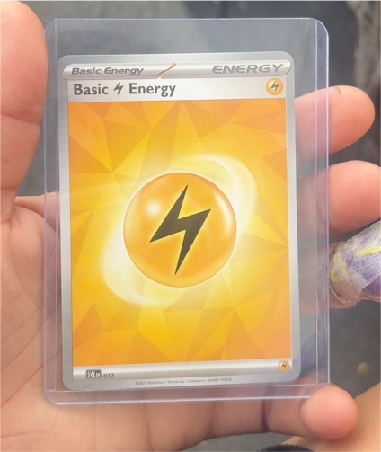 2025 Pokémon TCG #012 Basic Lightning Energy — front