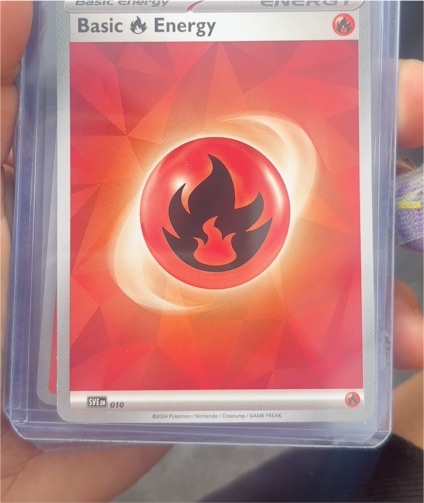 2024 Pokémon SVE 010 Basic Fire Energy — front