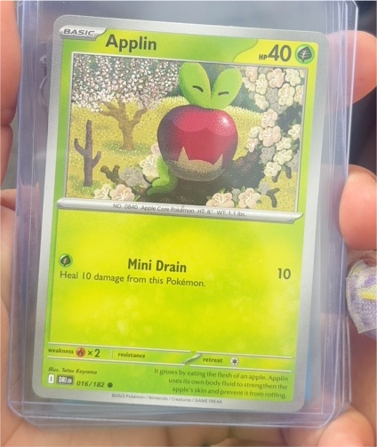 2025 Pokémon SV10: Destined Rivals #016 Applin — front