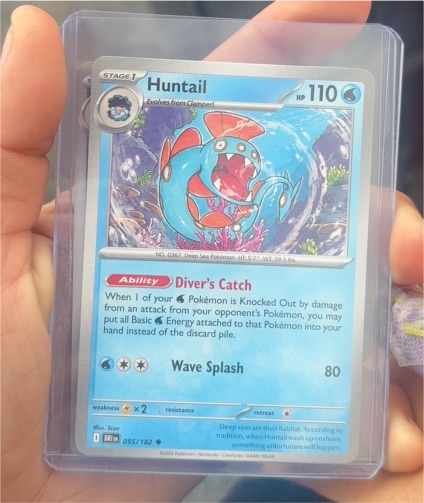 2025 Pokémon SV10: Destined Rivals #055 Huntail — front