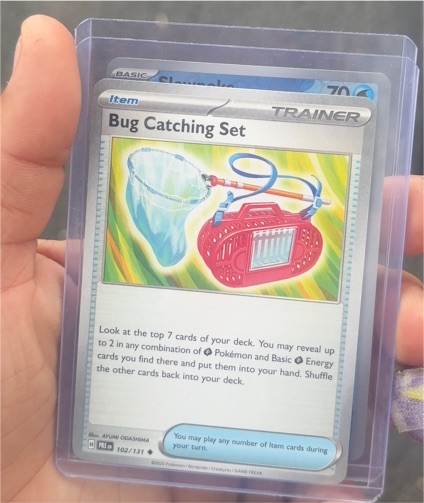 2025 Pokémon TCG Prismatic Evolutions #102 Bug Catching Set — front