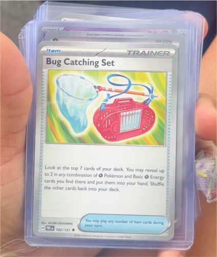 2023 Pokémon TCG Prismatic Evolutions #102 Bug Catching Set — front