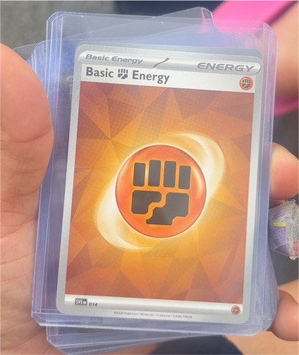 2023 Pokémon Scarlet & Violet Prismatic Evolutions #014 Basic Fighting Energy — front
