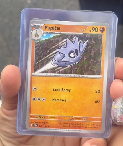2025 Pokémon Prismatic Evolutions #048 Pupitar — front