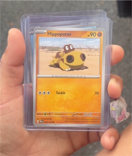 2025 Pokémon Scarlet & Violet Prismatic Evolutions #052 Hippopotas — front
