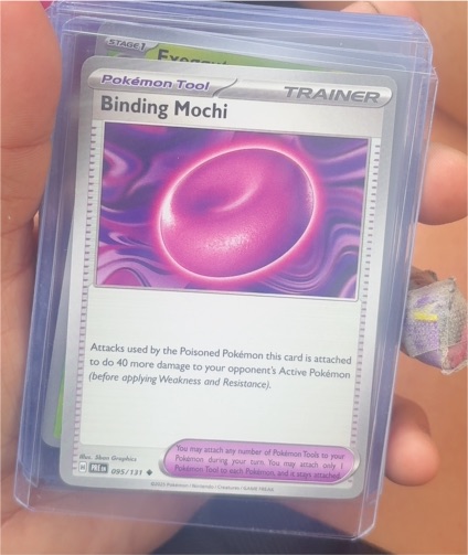 2023 Pokémon Scarlet & Violet Prismatic Evolutions #095 Binding Mochi — front