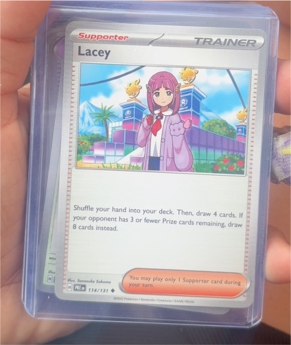 2024 Pokémon TCG Prismatic Evolutions #114 Lacey — front