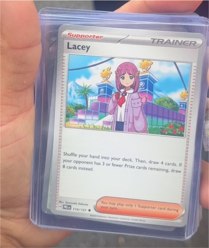 2024 Pokémon Scarlet & Violet Stellar Crown #139 Lacey — front