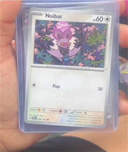 2023 Pokémon Prismatic Evolutions #090 Noibat — front