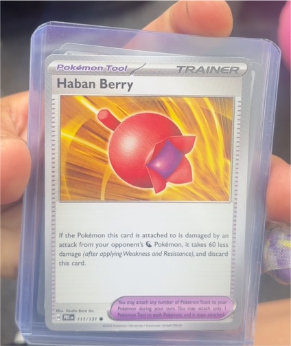 2016 Pokémon Prismatic Evolutions #111 Haban Berry — front