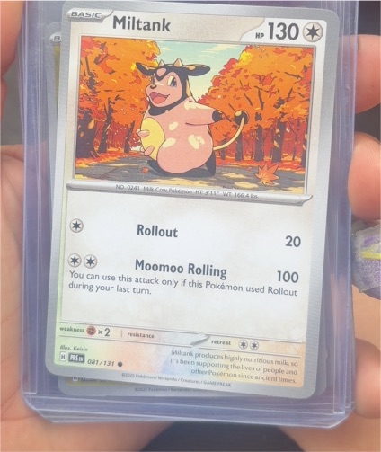 2025 Pokémon Prismatic Evolutions #081 Miltank — front