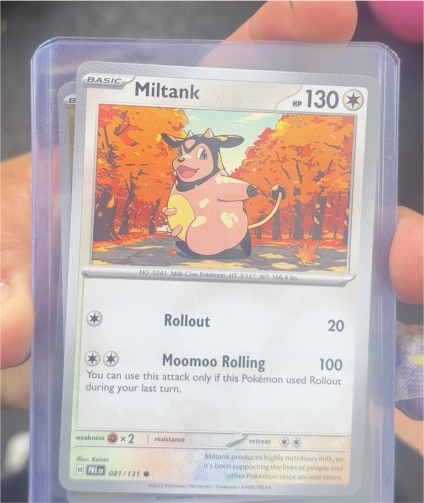 2025 Pokémon Prismatic Evolutions #081 Miltank — front