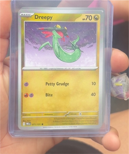 2024 Pokémon Prismatic Evolutions #071 Dreepy — front