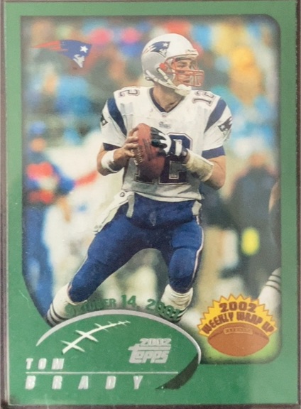 2002 Topps Weekly Wrap Up #295 Tom Brady — front