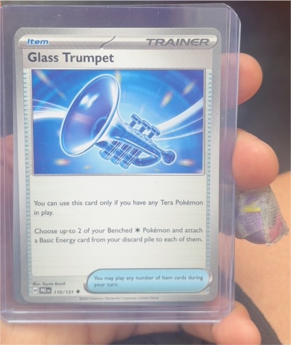 2020 Pokémon SV: Prismatic Evolutions #110 Glass Trumpet — front